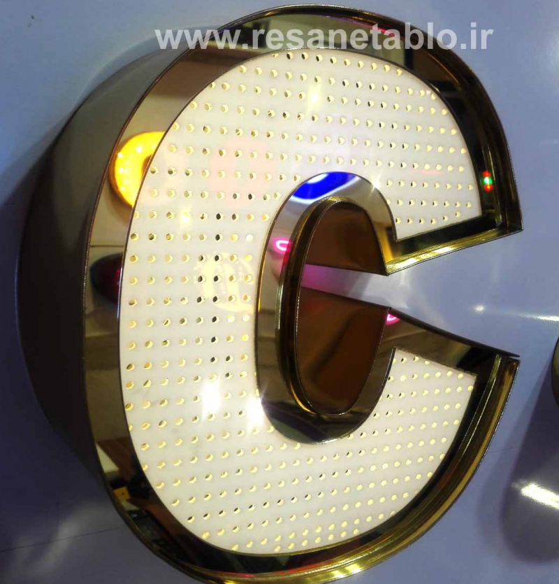 چنلیوم طلایی الماسی دوبل رینگ رفلکسی